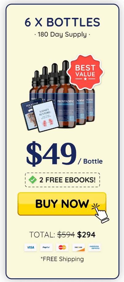 Prostadine - 4 Bottles